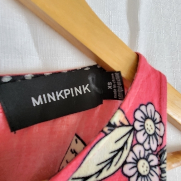 MINKPINK Bright Floral Shift Swing Dress/Top - Picture 5 of 11